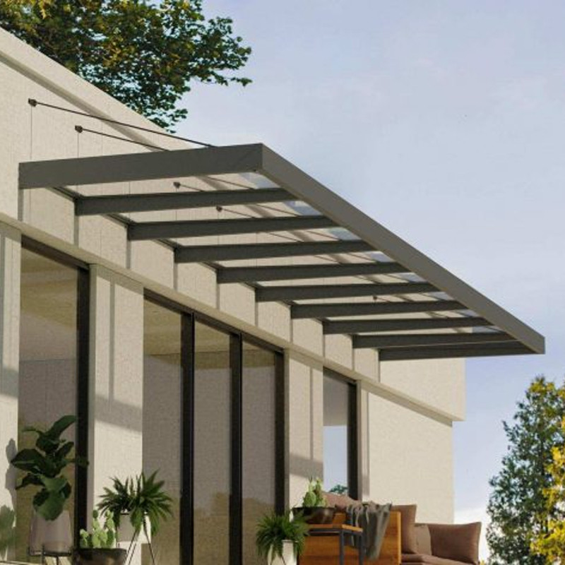 Canopia - Toldo de puerta - 845x140cm - Sophia XL 9000 - Gris claro