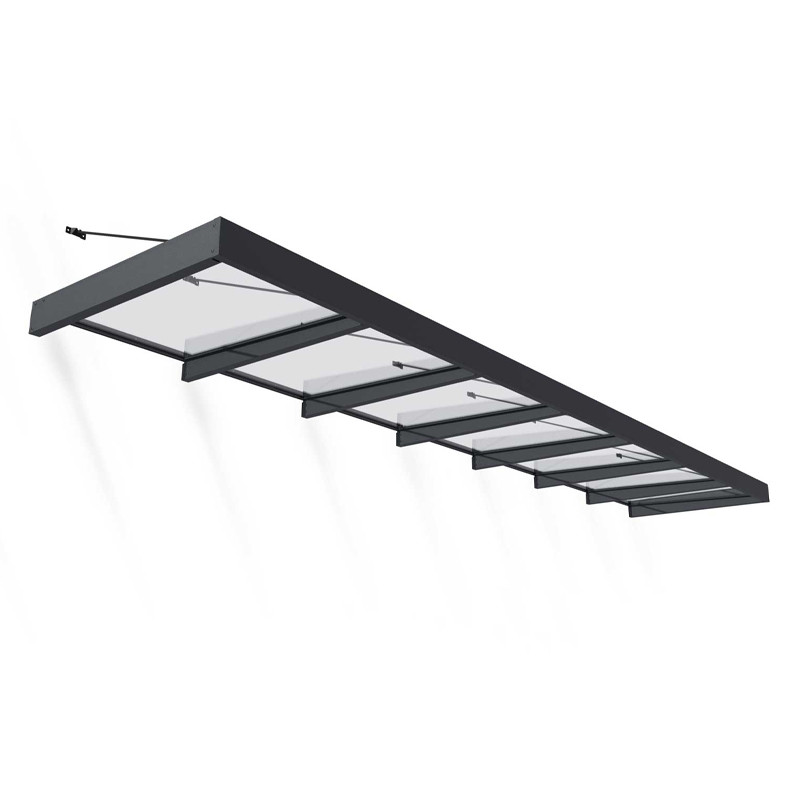 Canopia - Door canopy - 660x140cm - Sophia XL 7000 - Light grey
