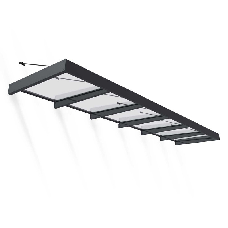 Canopia - Deurluifel - 565x140cm - Sophia XL 6000 - Lichtgrijs