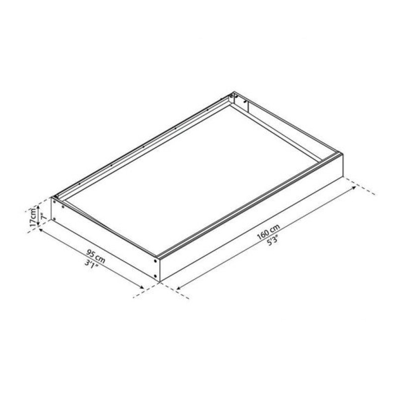 Canopia - Marquise de porte - 160x95cm - Sophia 1600 - Gris - Blanc opaque