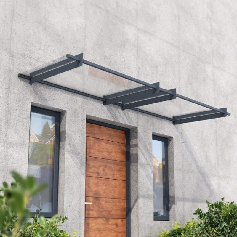 Canopia - Marquesina de puerta - 301x94cm - Nancy 3000 - Gris claro