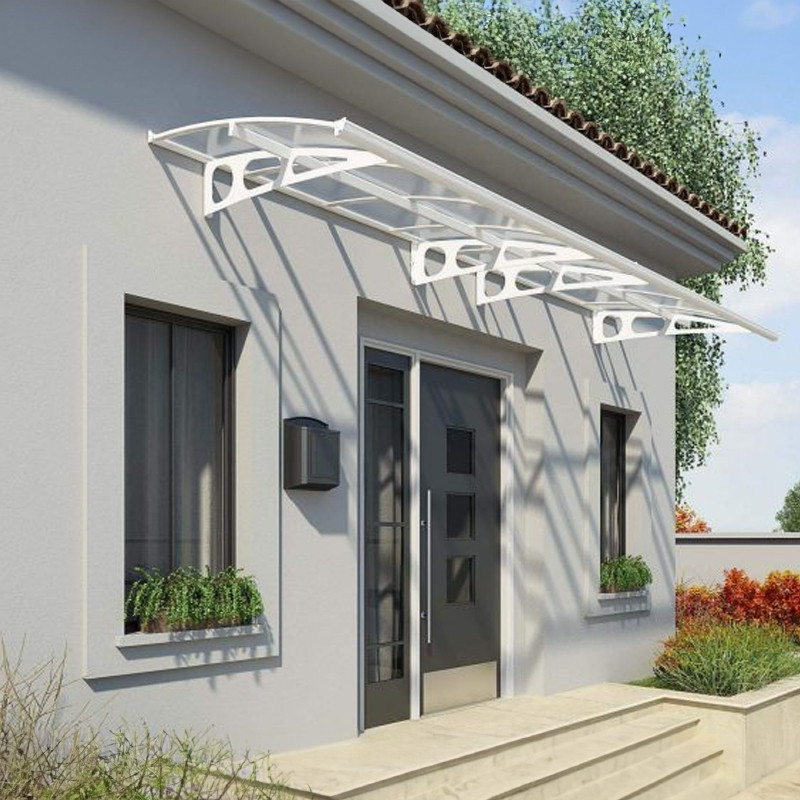 Canopia - Door canopy - 447x139cm - Bordeaux 4460 - White