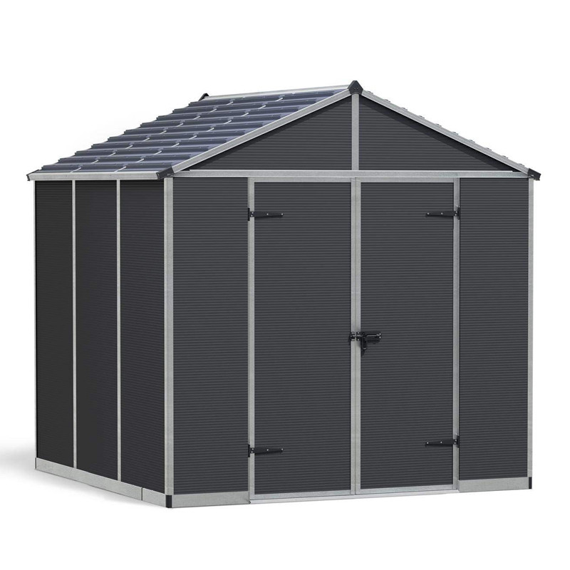 Canopia - Abris de jardin - 237x229cm - Rubicon - Gris foncé