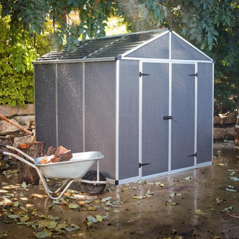 Canopia - Garden Shed - 237x229cm - Rubicon - Dark grey