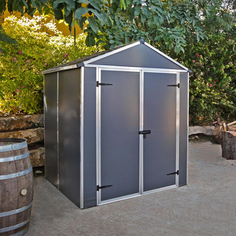 Canopia - Gartenhaus - 185x154cm - Rubicon - Dunkelgrau