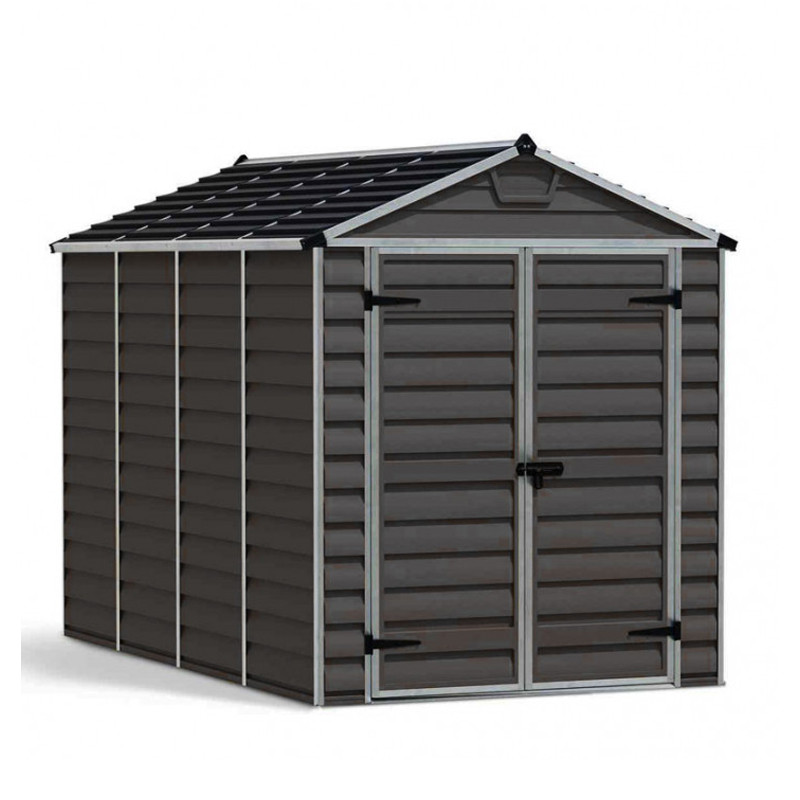 Canopia - Abris de jardin - 185x304cm - Skylight - Gris foncé - 2 BOX