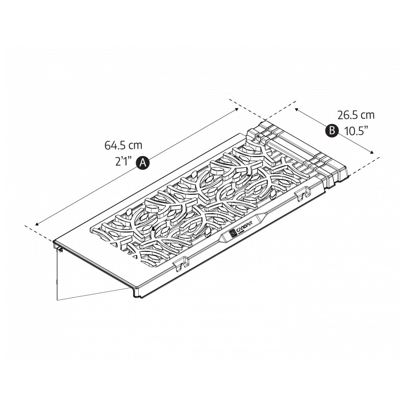 Canopia - Kit d'étagères pour serre - x2 pcs