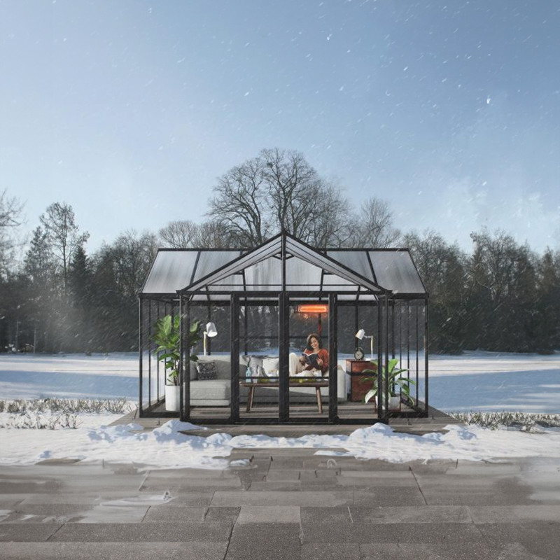 Canopia - Garden greenhouse - 16m² - Triomphe - Black