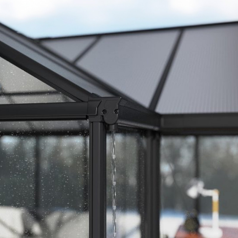 Canopia - Garden greenhouse - 16m² - Triomphe - Black