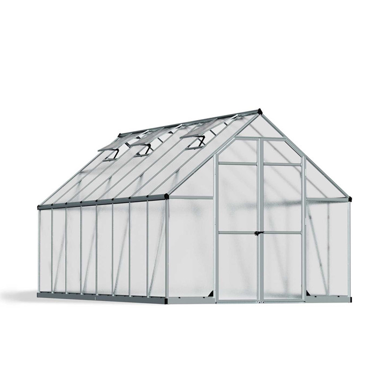 Canopia - Serre de jardin - 244x487 - Essence - Argent