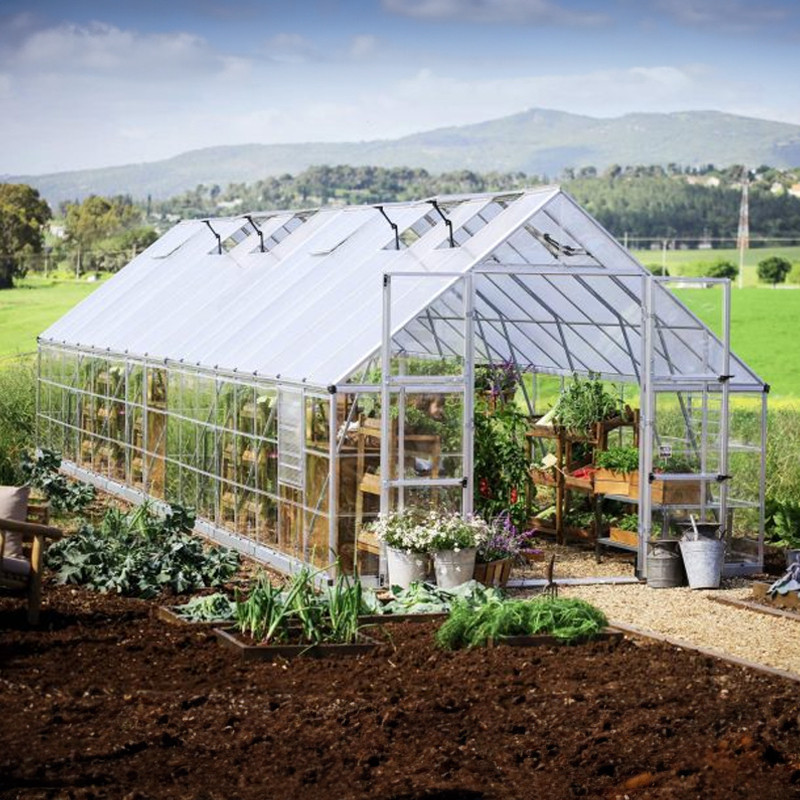 Canopia - Serre de jardin - 304x964 - Balance - Argent