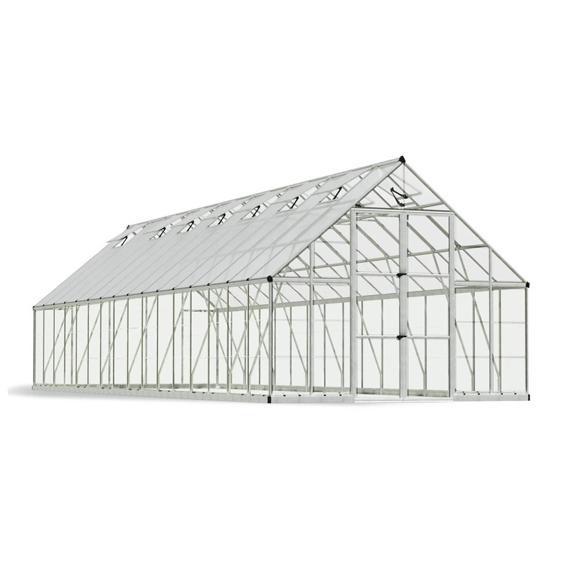 Canopia - Serre de jardin - 304x964 - Balance - Argent