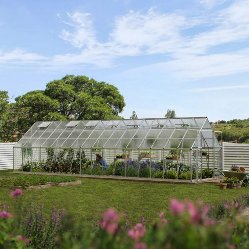 Canopia - Serre de jardin - 304x964 - Balance - Argent