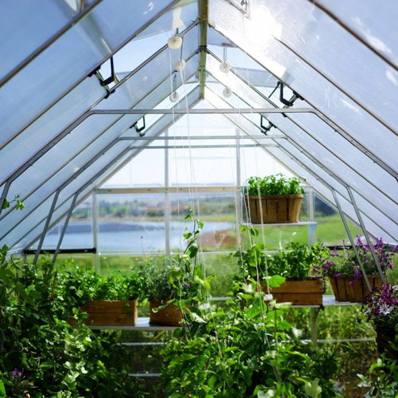 Canopia - Garden greenhouse - 304x964 - Balance - Silver