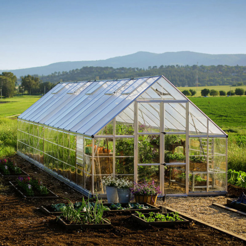 Canopia - Serre de jardin - 304x844 - Balance - Argent