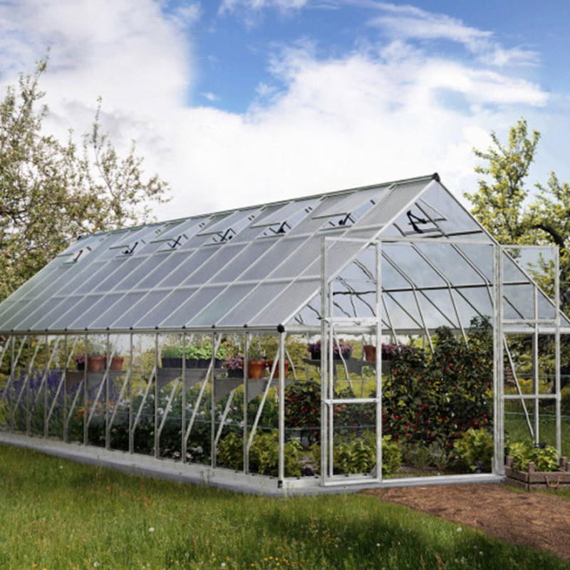 Canopia - Serre de jardin - 304x844 - Balance - Argent