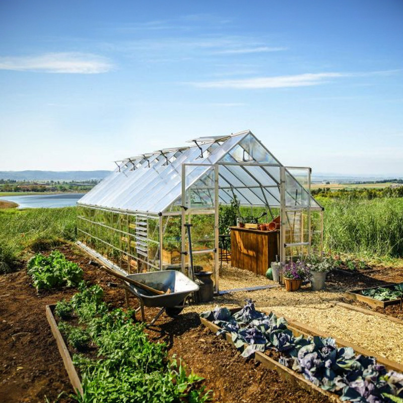 Canopia - Gartenhaus - 304x724 - Waage - Silber