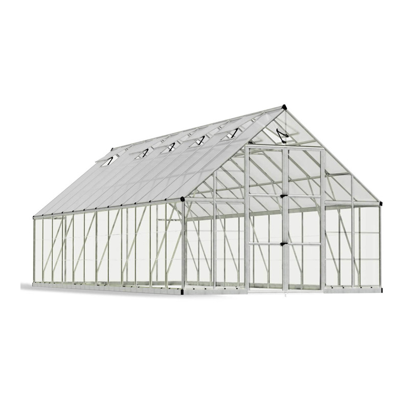 Canopia - Serre de jardin - 304x724 - Balance - Argent