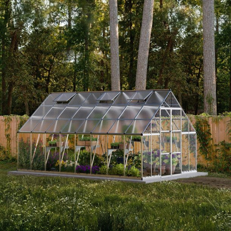 Canopia - Serre de jardin - 304x484 - Balance - Argent