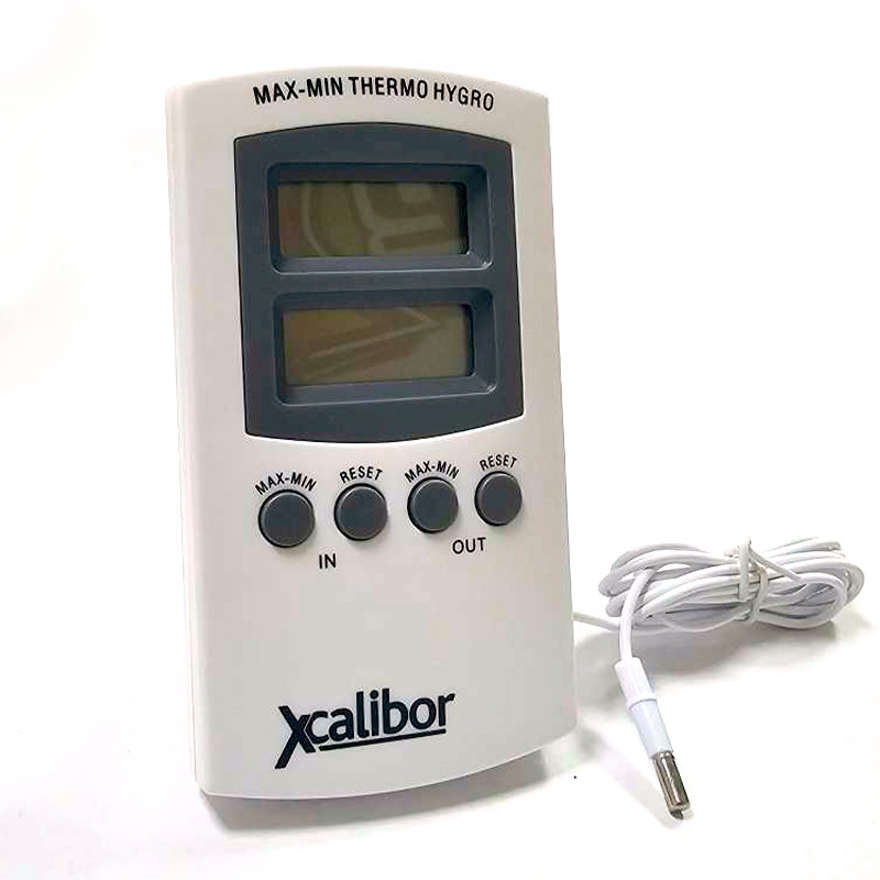 Winflex - Thermo-Hygrometer mit Sonde , Temperatur und Luftfeuchtigkeit