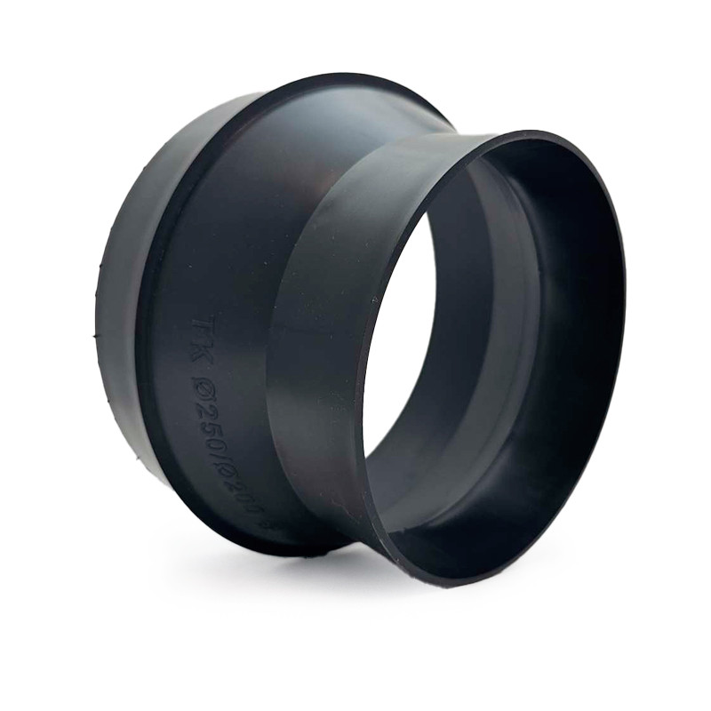 Reducer 250-200 mm - Duct and ventilation adapter - Black