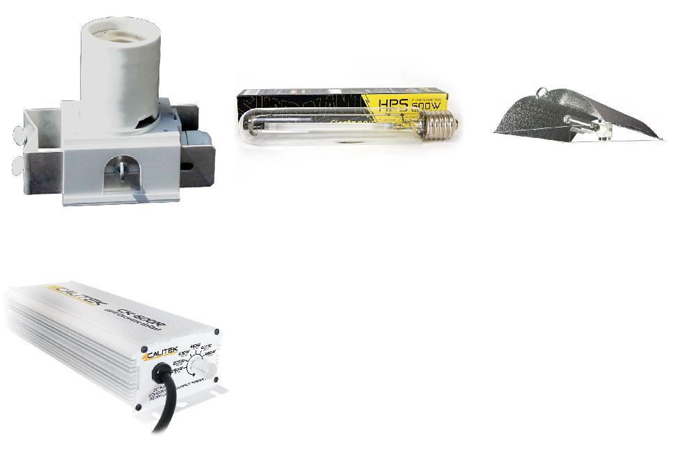 ELECTRONIC LIGHTING KIT 600w SUPERLUMENS 13-ballast-reflector-bulb