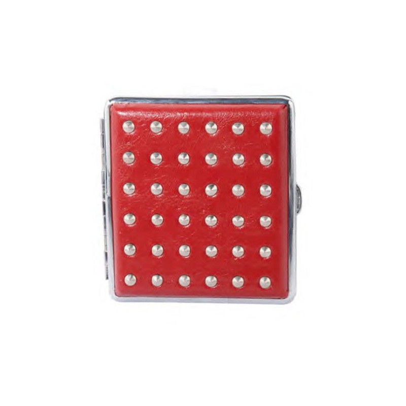 Champ - Etui A 20 Cigarettes ''Rivet'' Dl-8 - Rouge