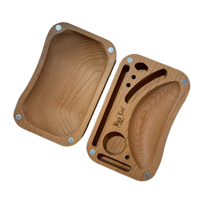 Black Leaf - Boîte en bois haut de gamme - 210X135X68