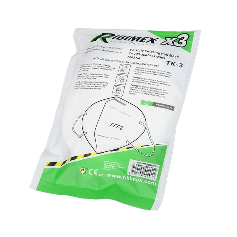 Ribitech - Masque anti-poussière FFP2 lot de 3