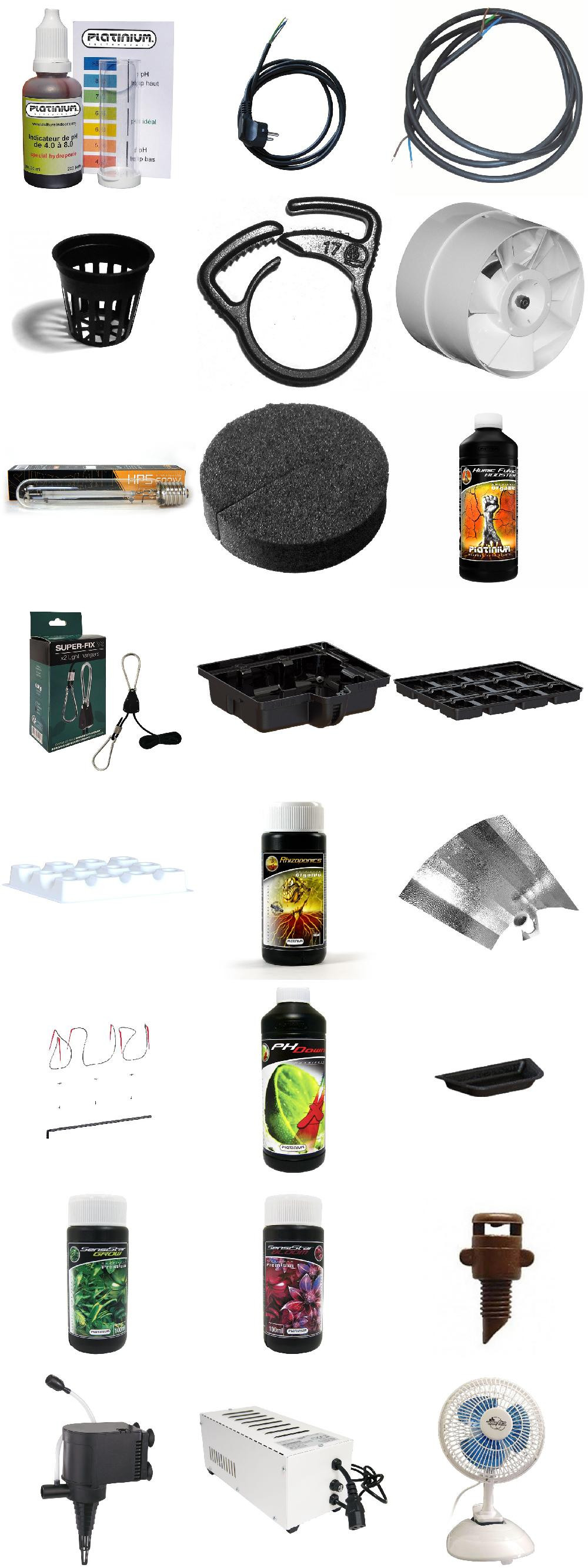 PACK culture en intérieur aéroponique AERO ECO 1 600W