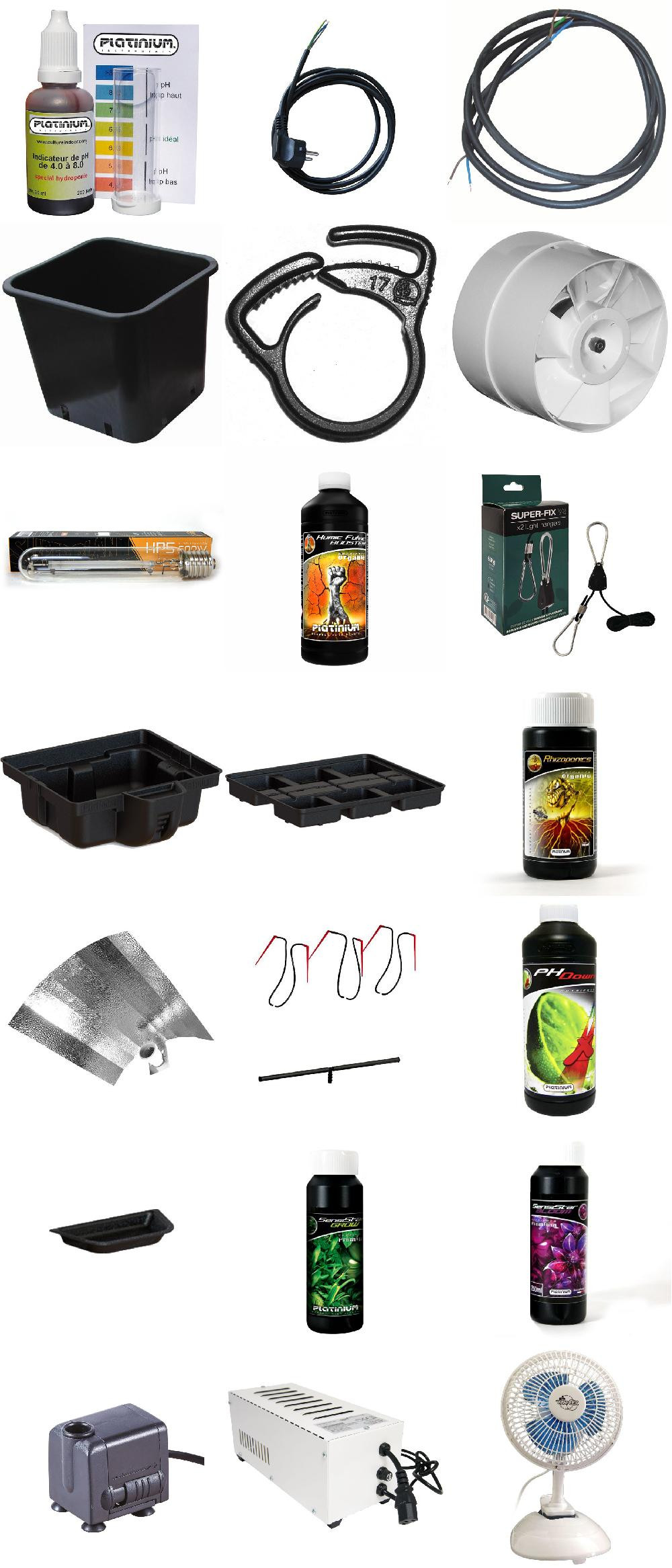 HYDRO ECO 1 600W hydroponic indoor growing pack