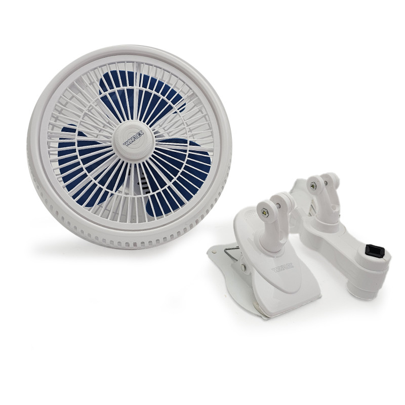 Winflex - Clipfan double oscillating fan - 2 clamps - 25cm 20W