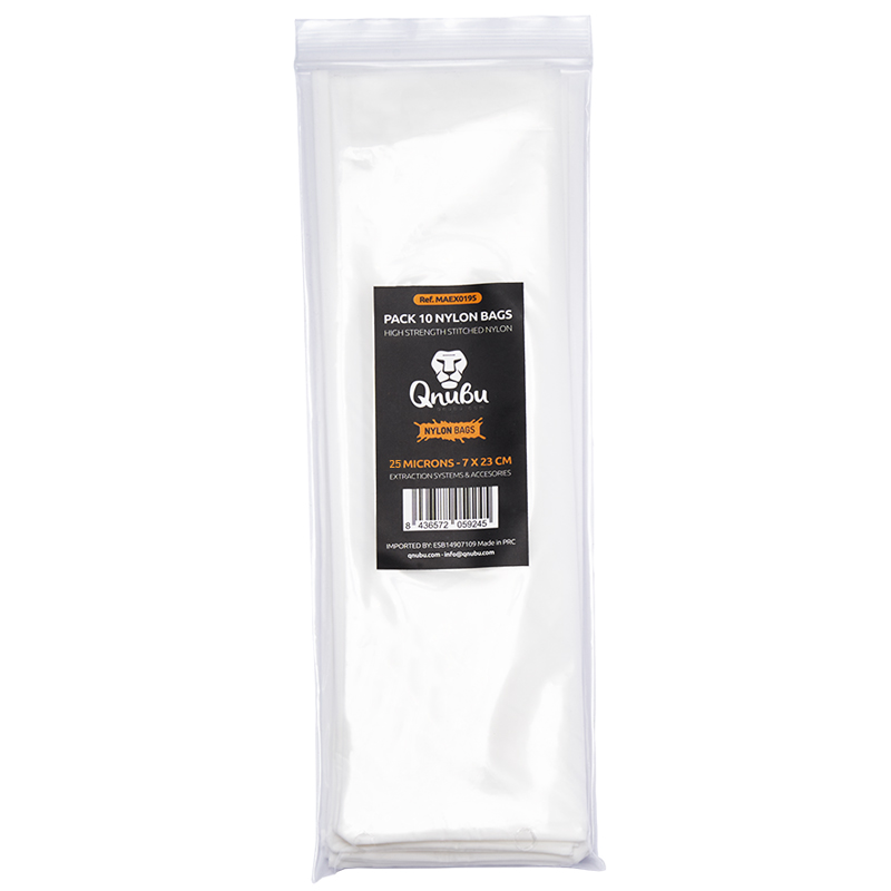 Qnubu Press - Lot de 10 sacs d'extraction 25µ - 7x23cm