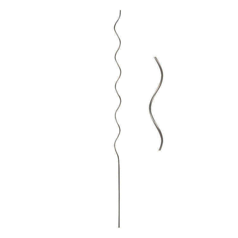 Nature - Tuteur à tomates - Spirale acier galvanisé plein - 180cm x Ø6.8mm