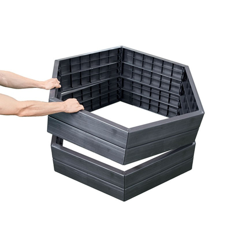 Ergo - Plastik Gemüsegarten Quadrat 6 Wände