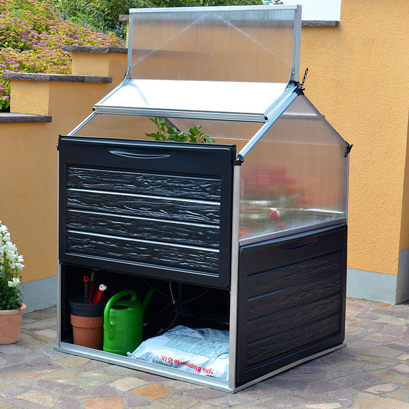 Canopia - Plant Inn® moestuin vierkant - Zilver helder - 120x120cm