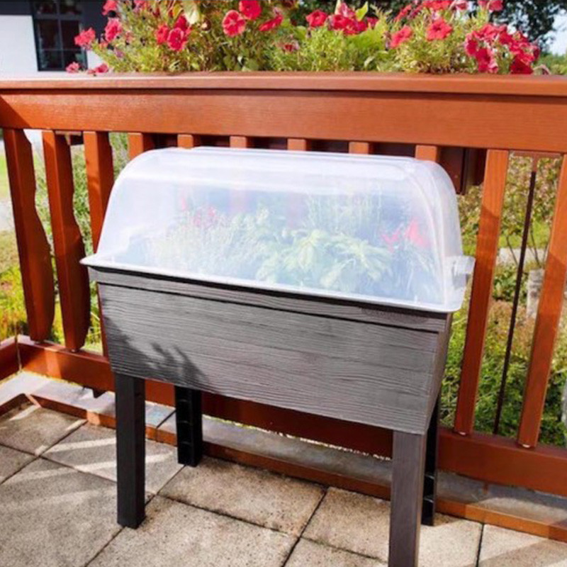 Garantia - Potager Carré potager sur pieds urban - 75x37x65 cm