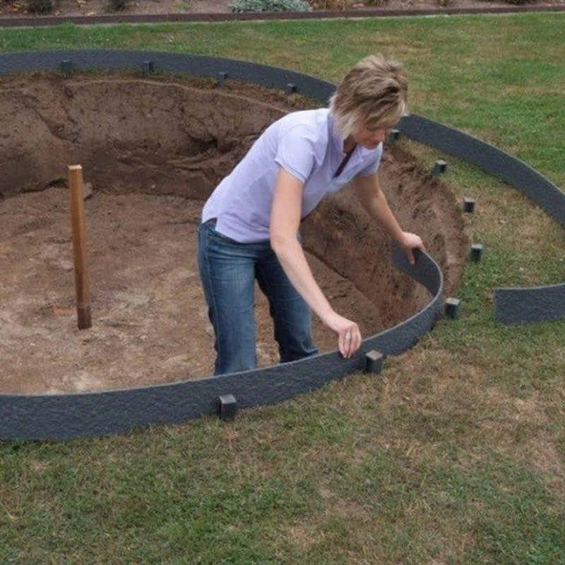 Ecoboard Flex noir - 25 m x 14 cm