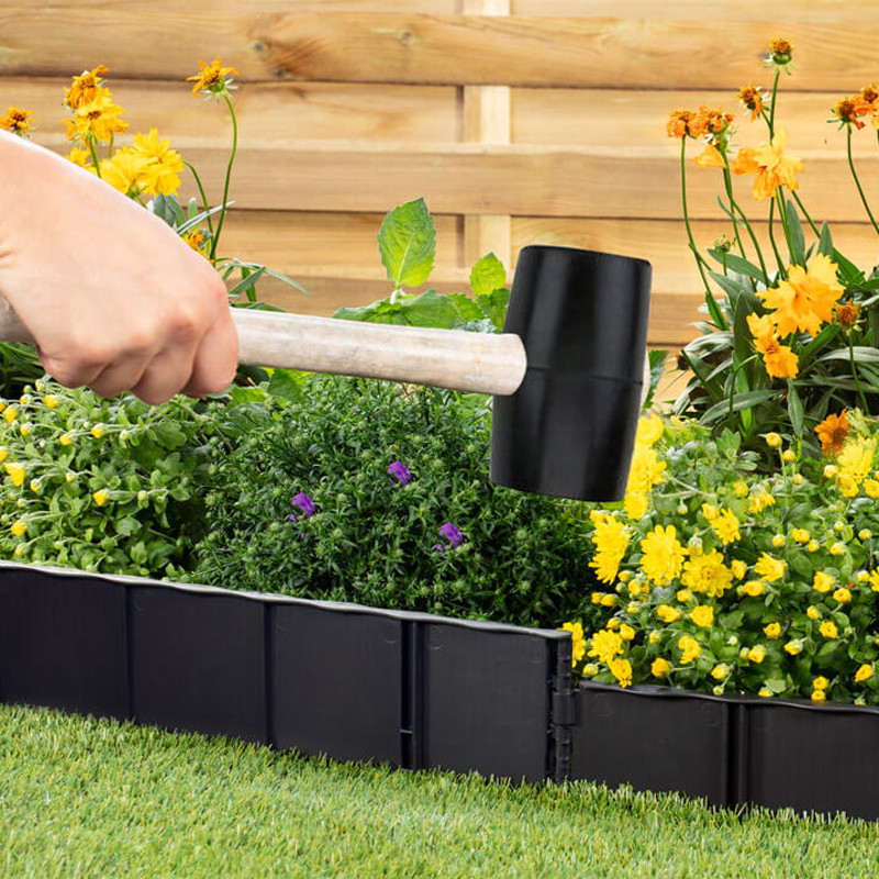 Garantia - Kit bordure de jardin Edgar - 75x13cm - 18m linéaire