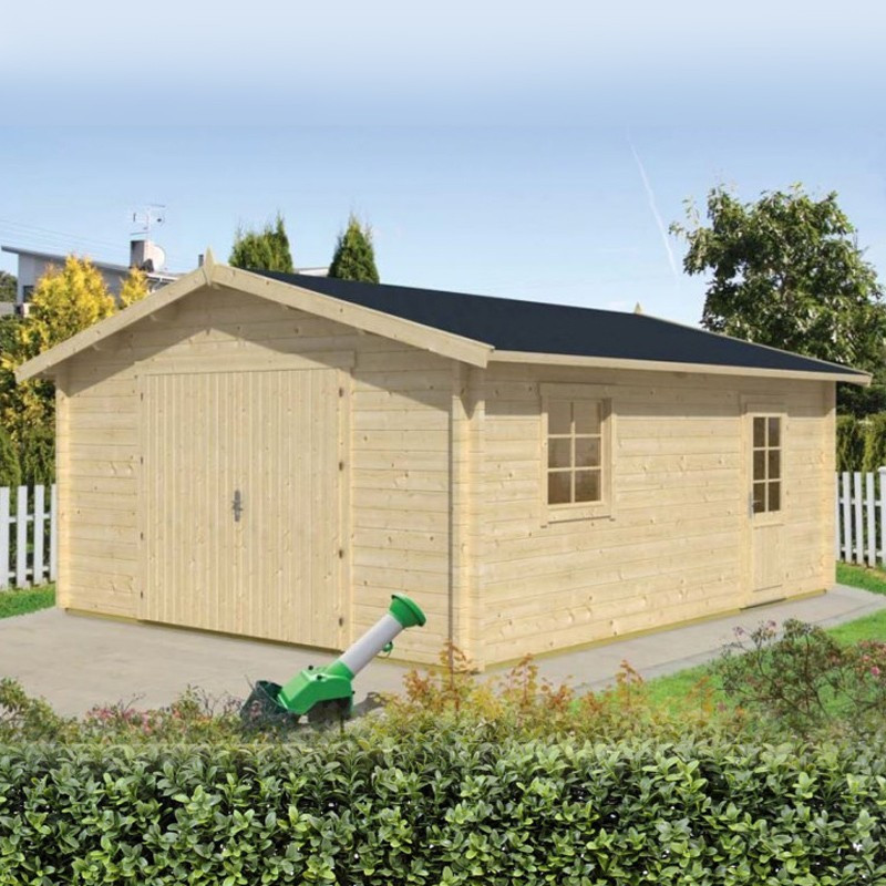 Tuindeco - Garage en bois Rydell 26m² - 470 x 570 cm