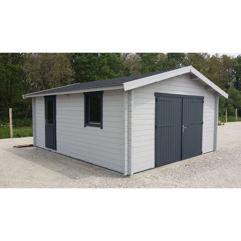 Tuindeco - Garage en bois Rydell 26m² - 470 x 570 cm