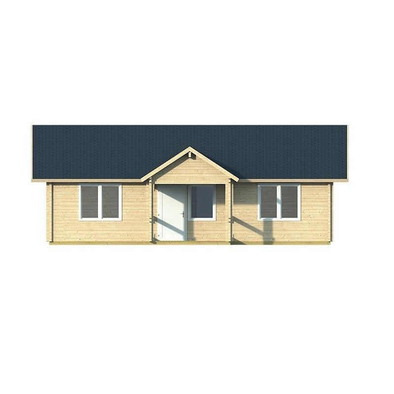 Tuindeco - Massief houten chalet 68,10 m² - 92mm - Woonkwaliteit - Finn