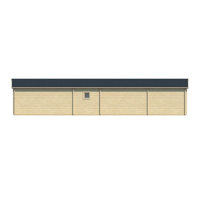 Tuindeco - Chalet aus Massivholz 64,50 m² - 70mm - Wohnqualität - Slane