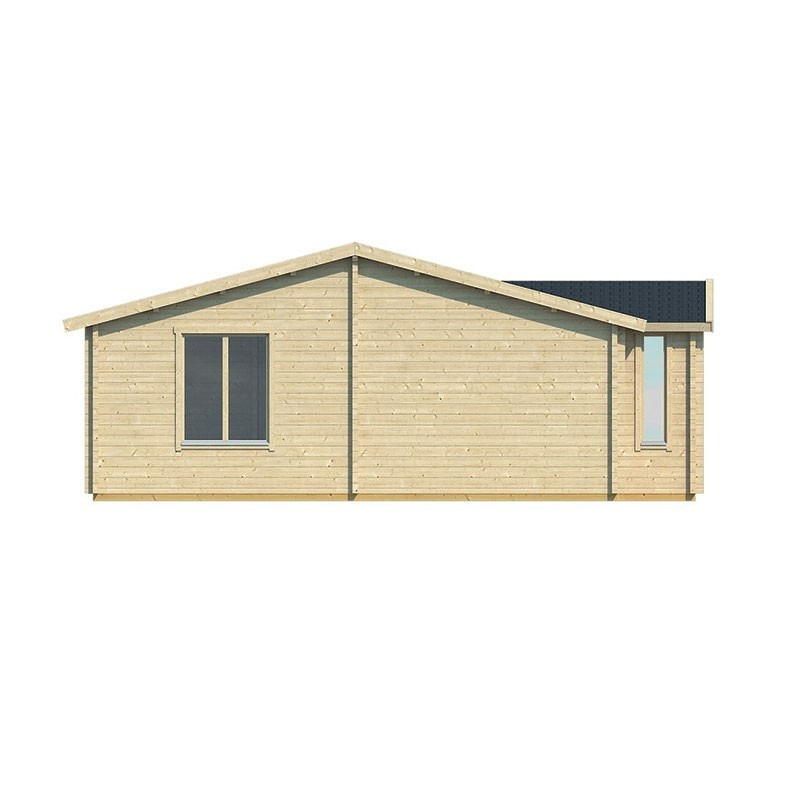 Tuindeco - Chalet in legno massiccio 57,8 m² - 70mm - Qualità residenziale - Mullingar