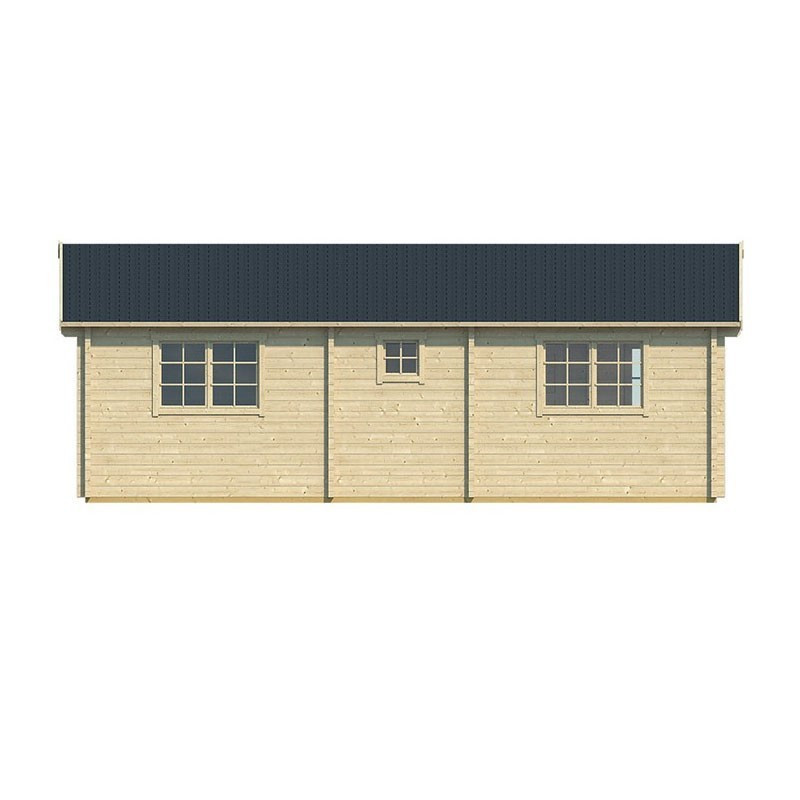 Tuindeco - Chalet aus Massivholz 44,3 m² - 70mm - Wohnqualität - Ardee
