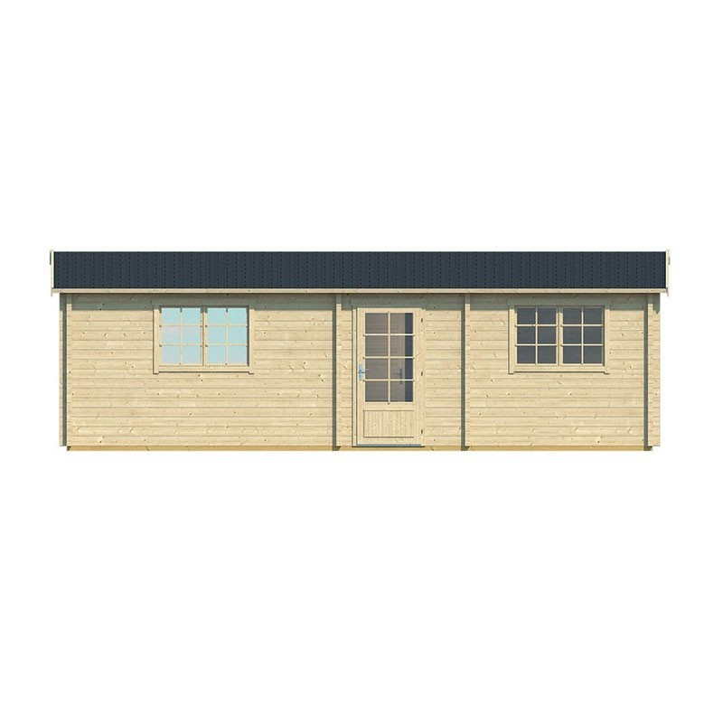 Tuindeco - Massief houten chalet 24 m² - 70mm - Woonkwaliteit - Ava