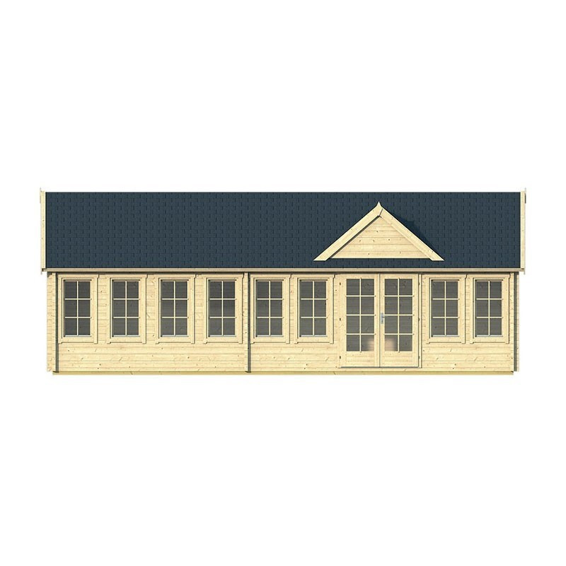Tuindeco - Chalet aus Massivholz 32,40 m² - 70mm - Wohnqualität - Big Lauren