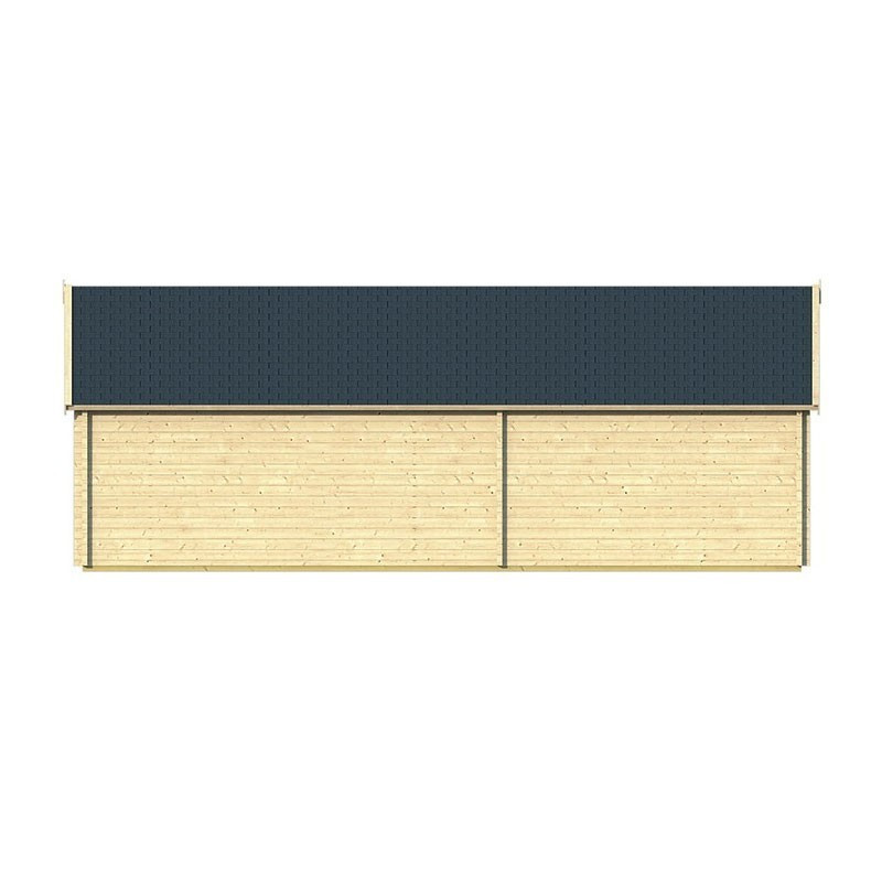 Tuindeco - Solid wood chalet 32,40 m² - 70mm - Residential quality - Big Lauren