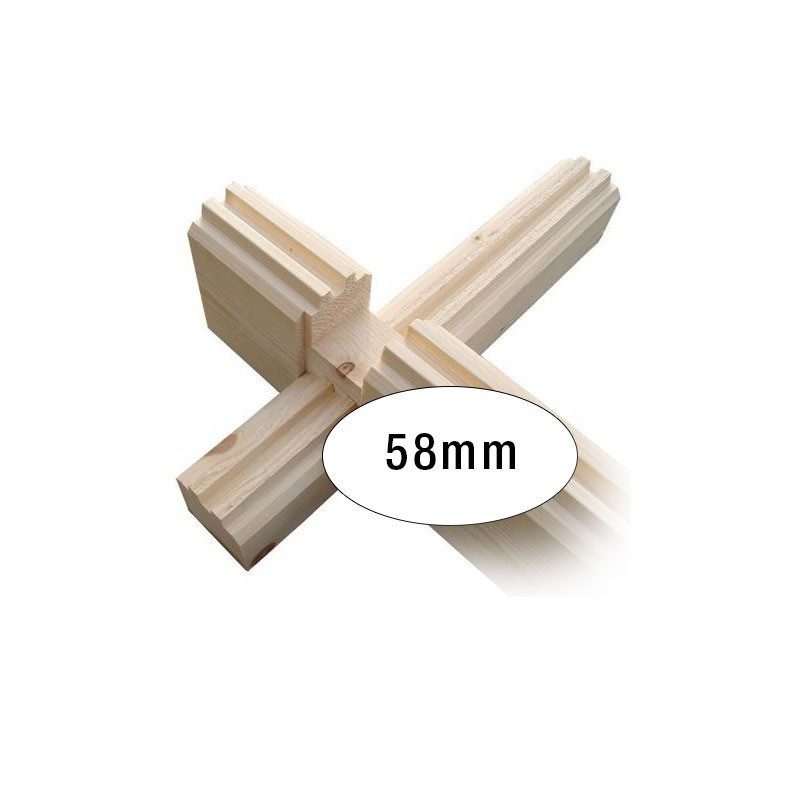Tuindeco - Chalet bois massif 27m² - 58mm - Qualité résidentielle - Southampton