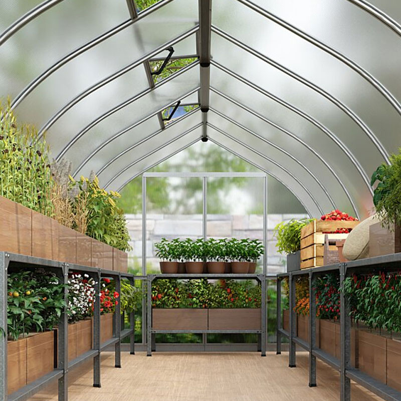 Canopia - Garden greenhouse - Bella Silver - 843x244cm